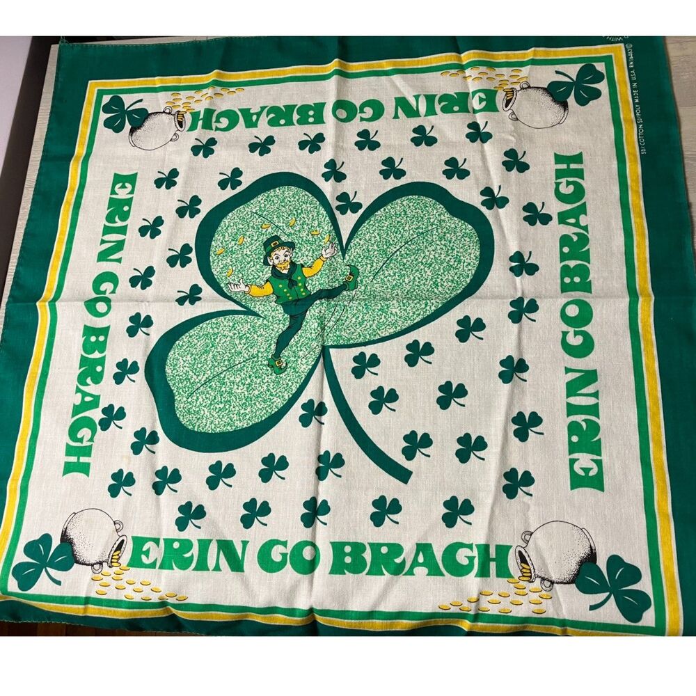 vintage Leprechaun bandanna